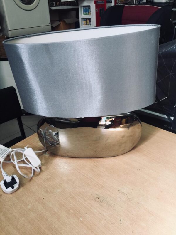 Silver Grey Lamp Shade - Image 2