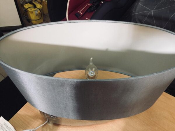 Silver Grey Lamp Shade - Image 4