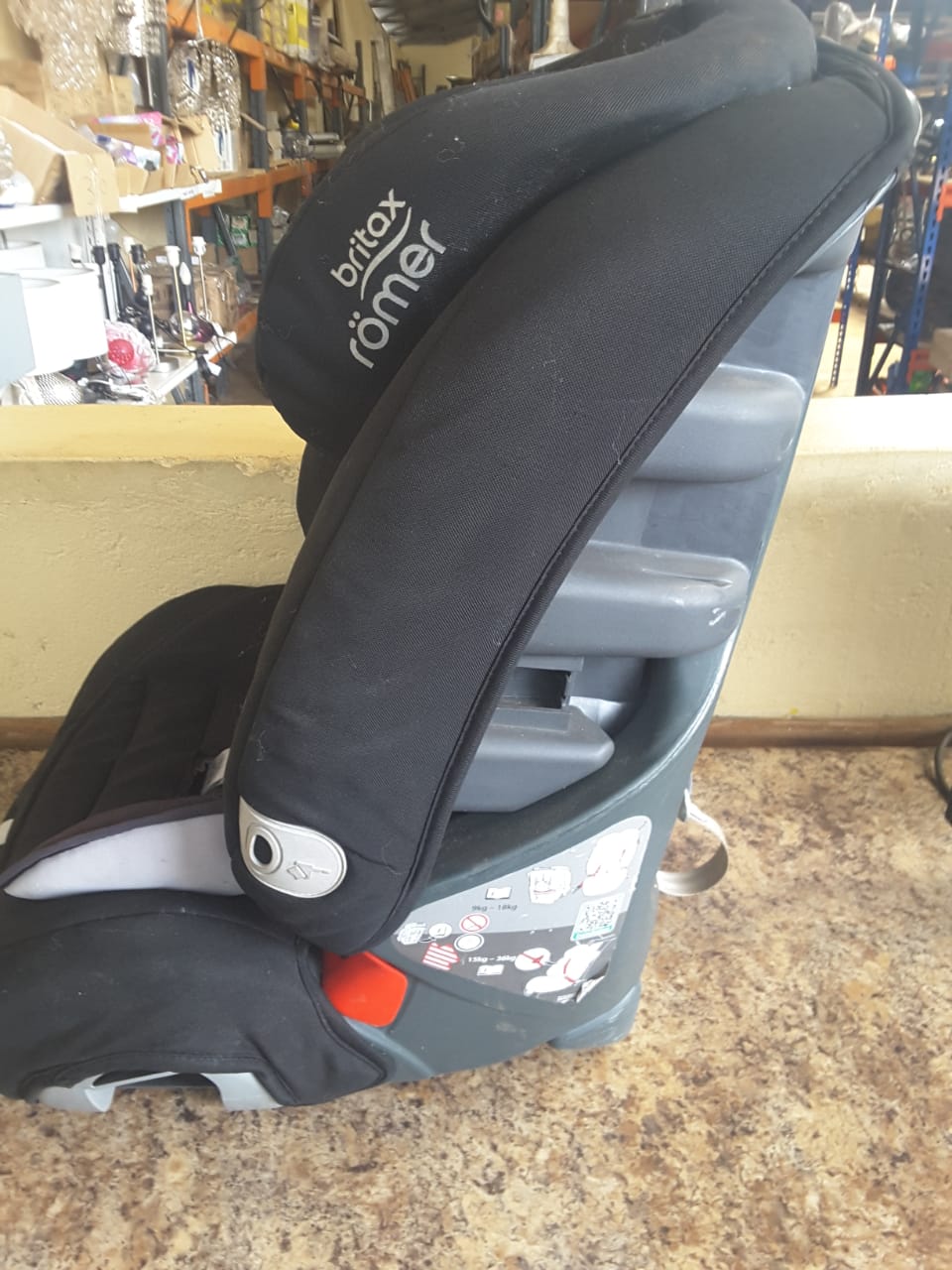 britax romer car seat red